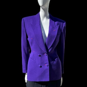 Purple Blazer Dress