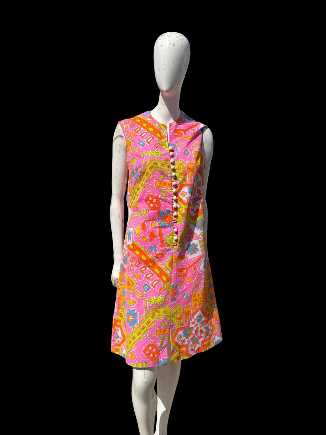 Go Patty Go Vintage 60-70s Fashioned by PATTY GO-GO Party Dress Size M Like New ...