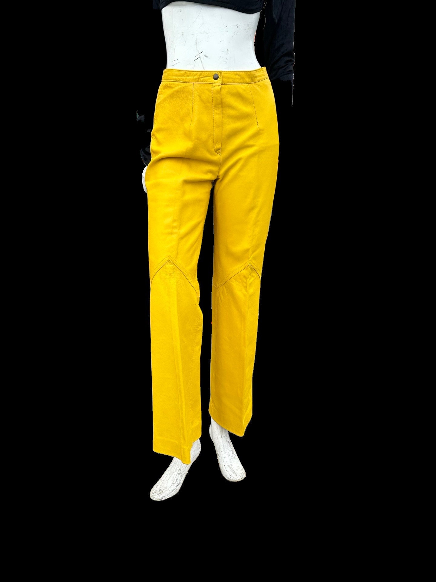 パンツ 1980's italy gold fake lether pants 1980's italy gold fake lether pants - メルカリ