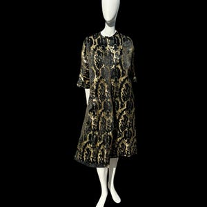 Vintage 60s statement COUNT ROMI mod raincoat coat large hounstooth pattern in bright colors size M