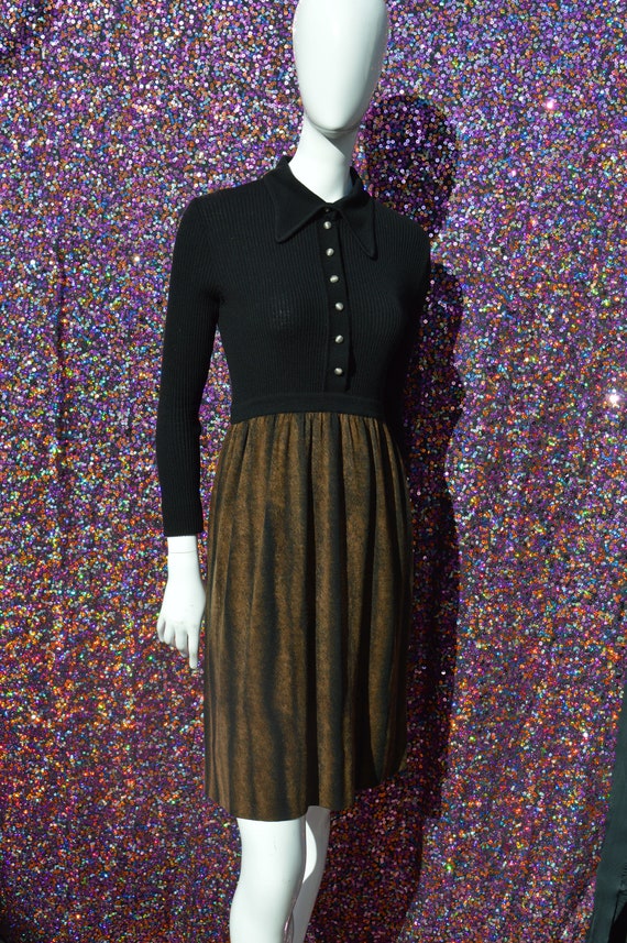 Vintage 70's GOLDWORM made in Italy dress for I. … - image 1