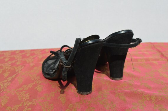 Vintage 40s Original Charles Corey strappy sandal… - image 2