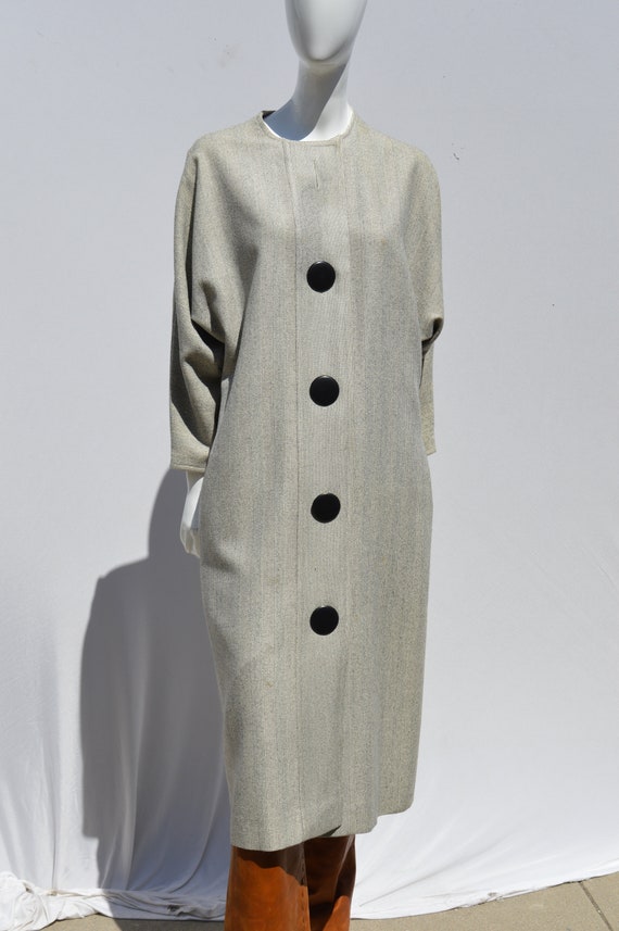 Vintage 70s-80's LANVIN PARIS batwing dress jacket