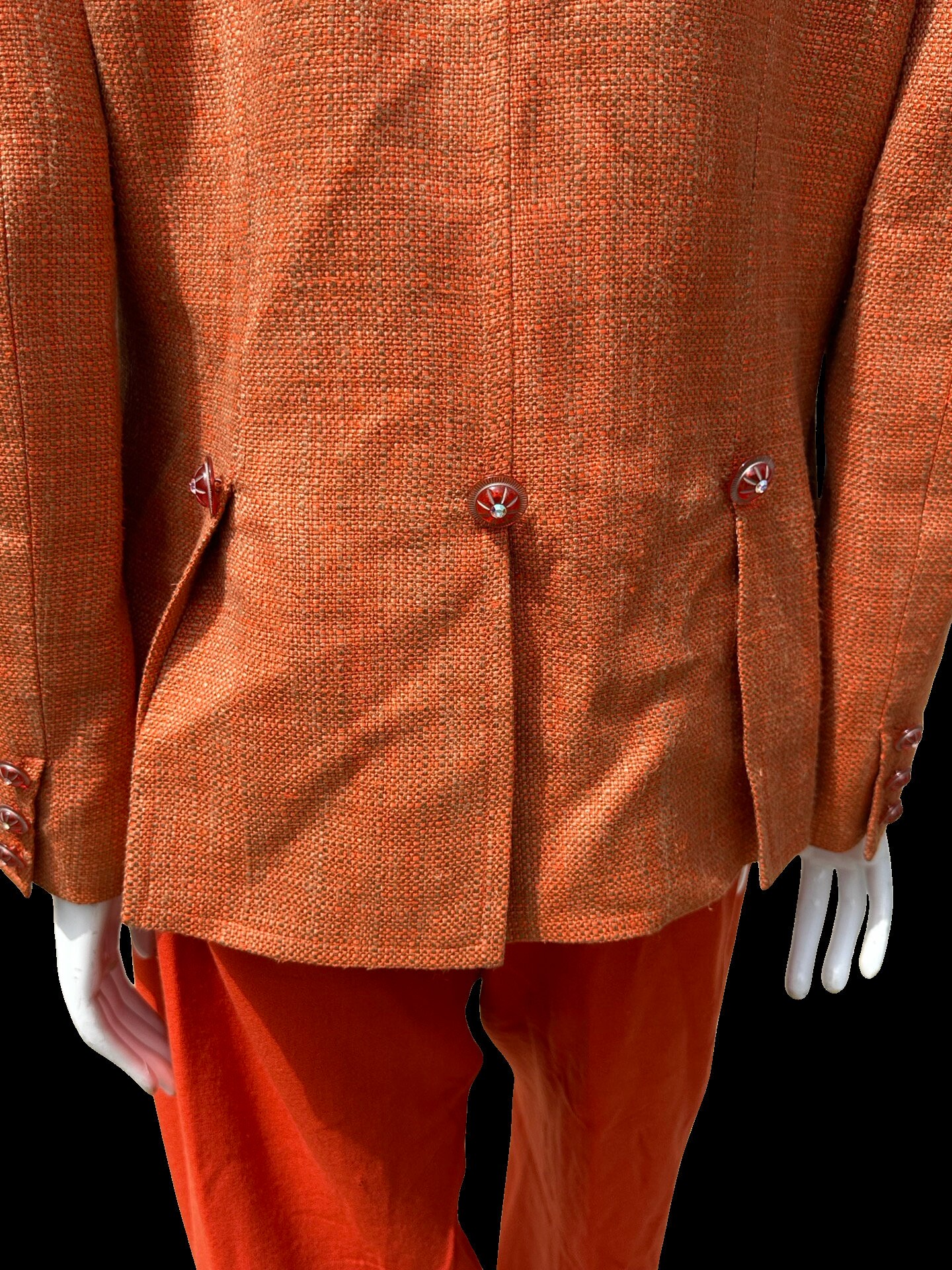 Vintage 80s-90s CHRISTIAN LACROIX Blazer Jacket Triple