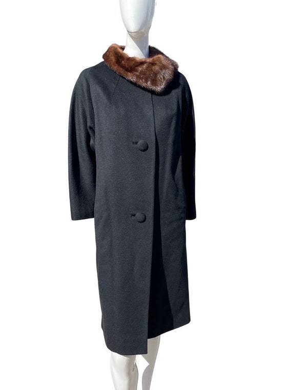 Vintage 1960s Taupe Wool Coat by Lilli Ann | XS/S main image 0