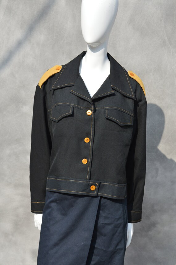 Vintage 70's Large woman's motorcycle club jacket… - image 1