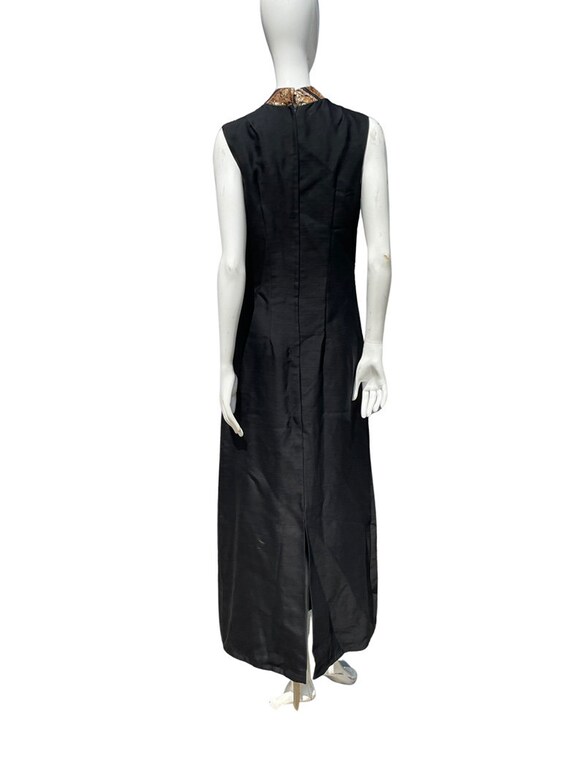 Vintage 60-70's maxi dress with matching CAPE bro… - image 5