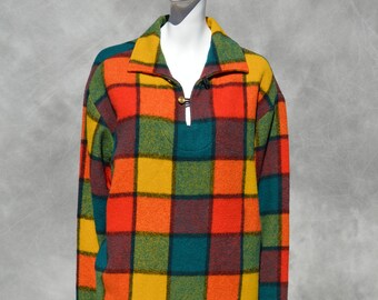 Vintage 50-60's PENNY'S Sports Outwear Men's Plaid Wool