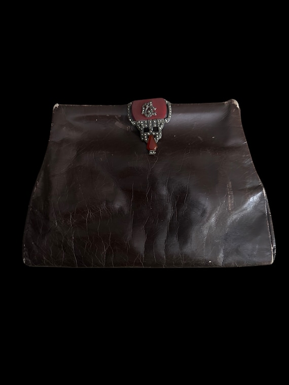 Vintage 30s ART DECO KORET handbag purse bag hand… - image 1