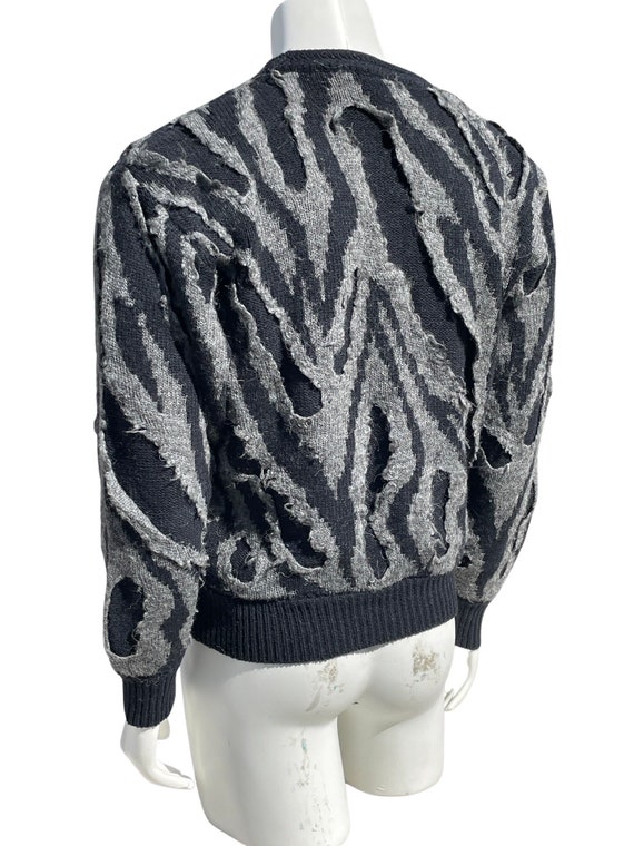 Vintage 80's ISSEY MIYAKE by All Style Co 1983 Fuzzy Small Vintage 80's ISSEY MIYAKE by All Style Co 1983 Fuzzy Small