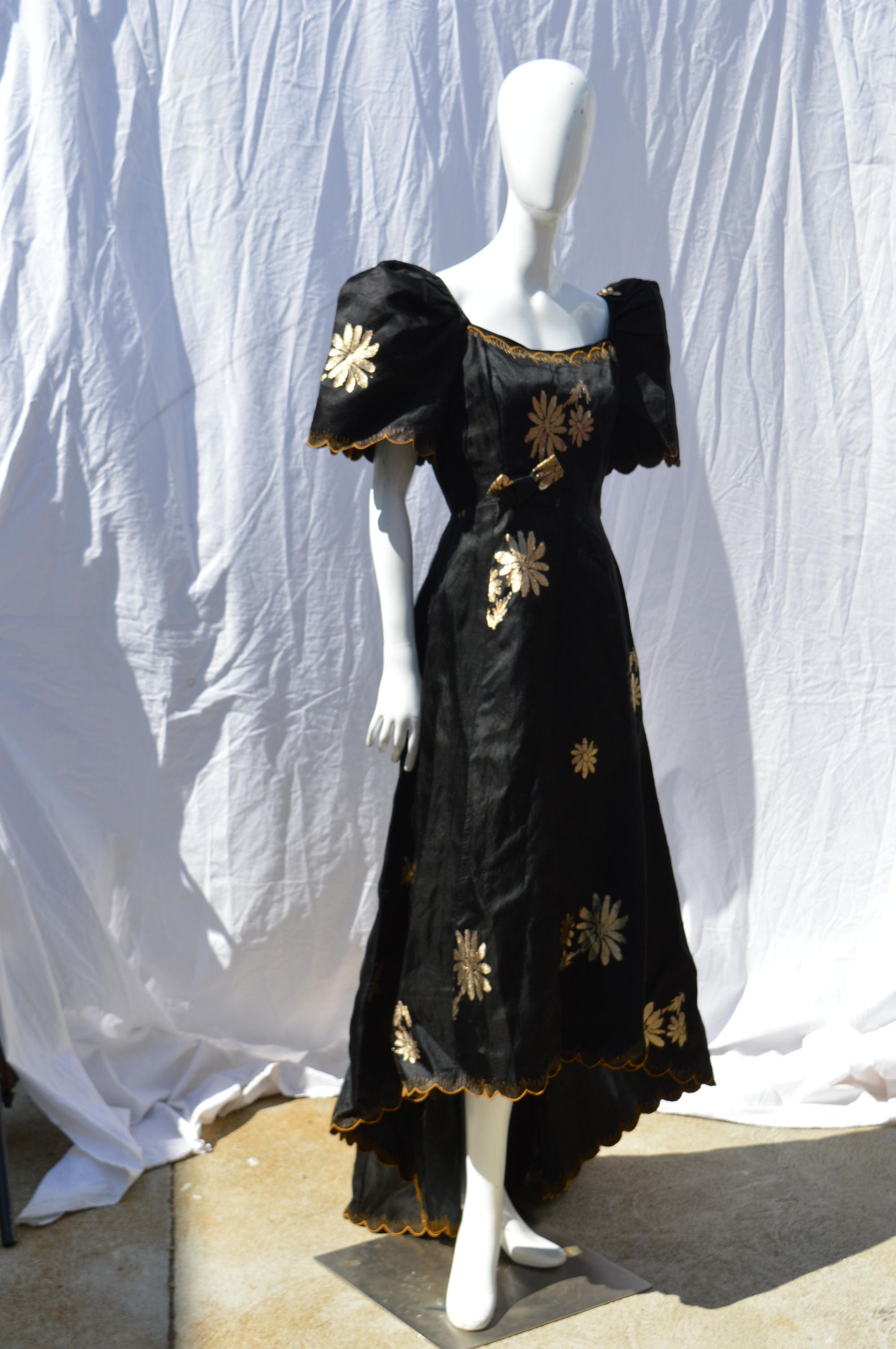 silk filipiniana