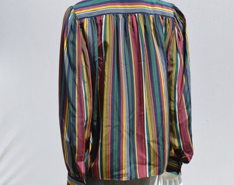 ヴィンテージ 70 年代 YSL イヴ・サンローラン リヴ・ゴーシュ シルク