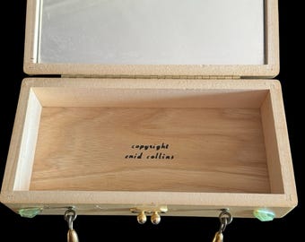 Vintage 60s ENID COLLINS Bird in Hand Bag Purse Box Purse Mid