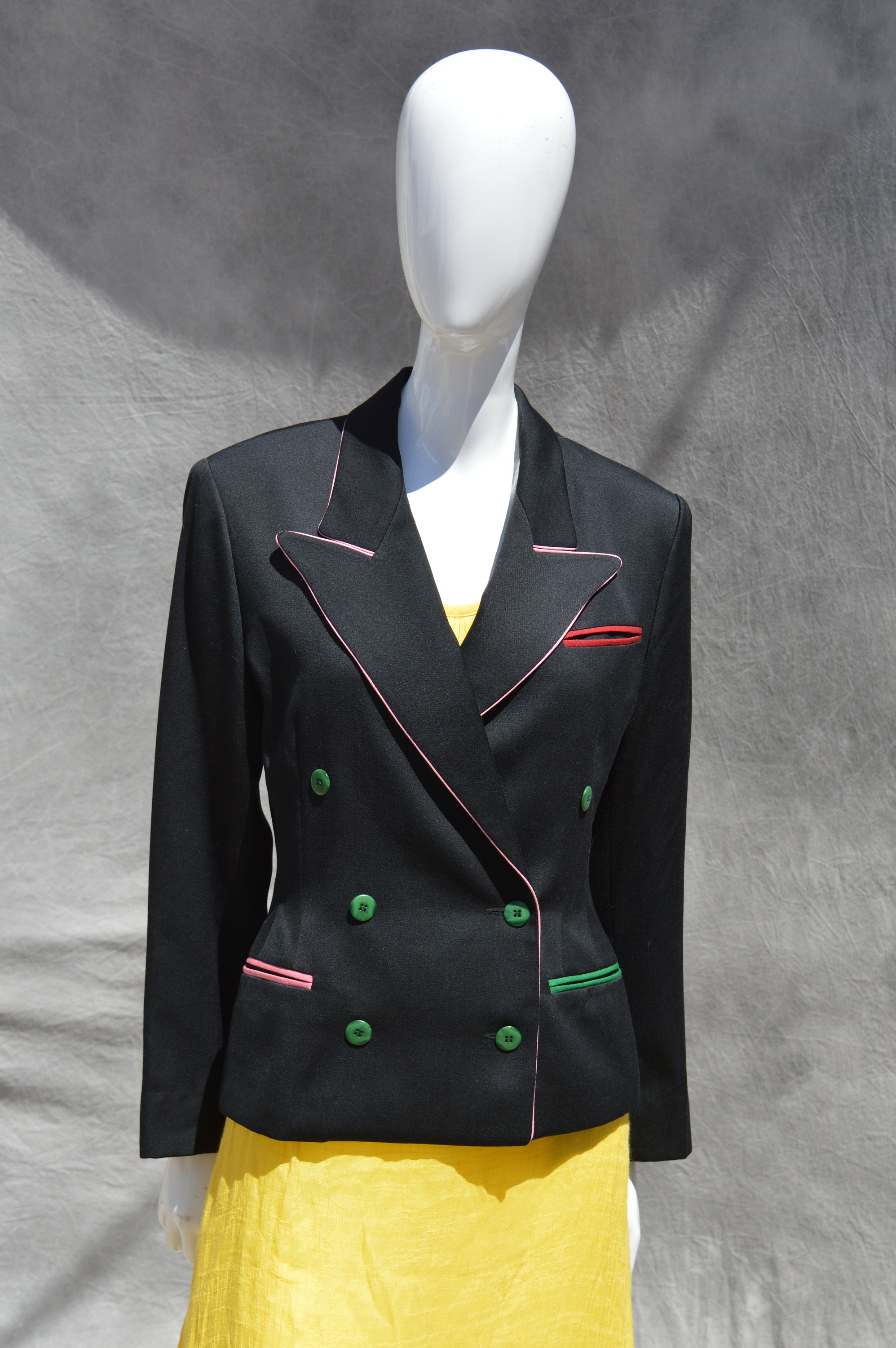 Vintage 80's LOLITA LEMPICKA Short Cropped Jacket Lolita Vintage 80's LOLITA LEMPICKA Short Cropped Jacket Lolita