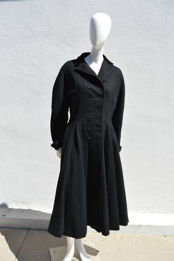 Vintage 50's Seymour Fox new look coat overcoat m… - image 1