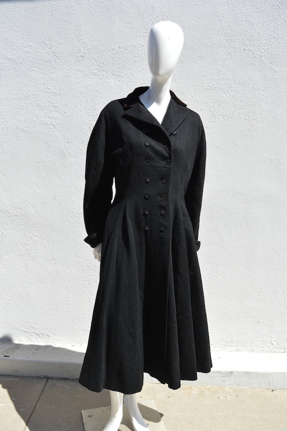 Vintage 50's Seymour Fox new look coat overcoat mi