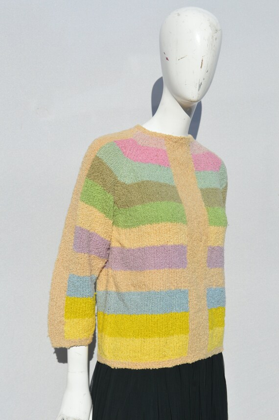 Vintage 60's ILARIA Hand Knitted sweater Italian … - image 2