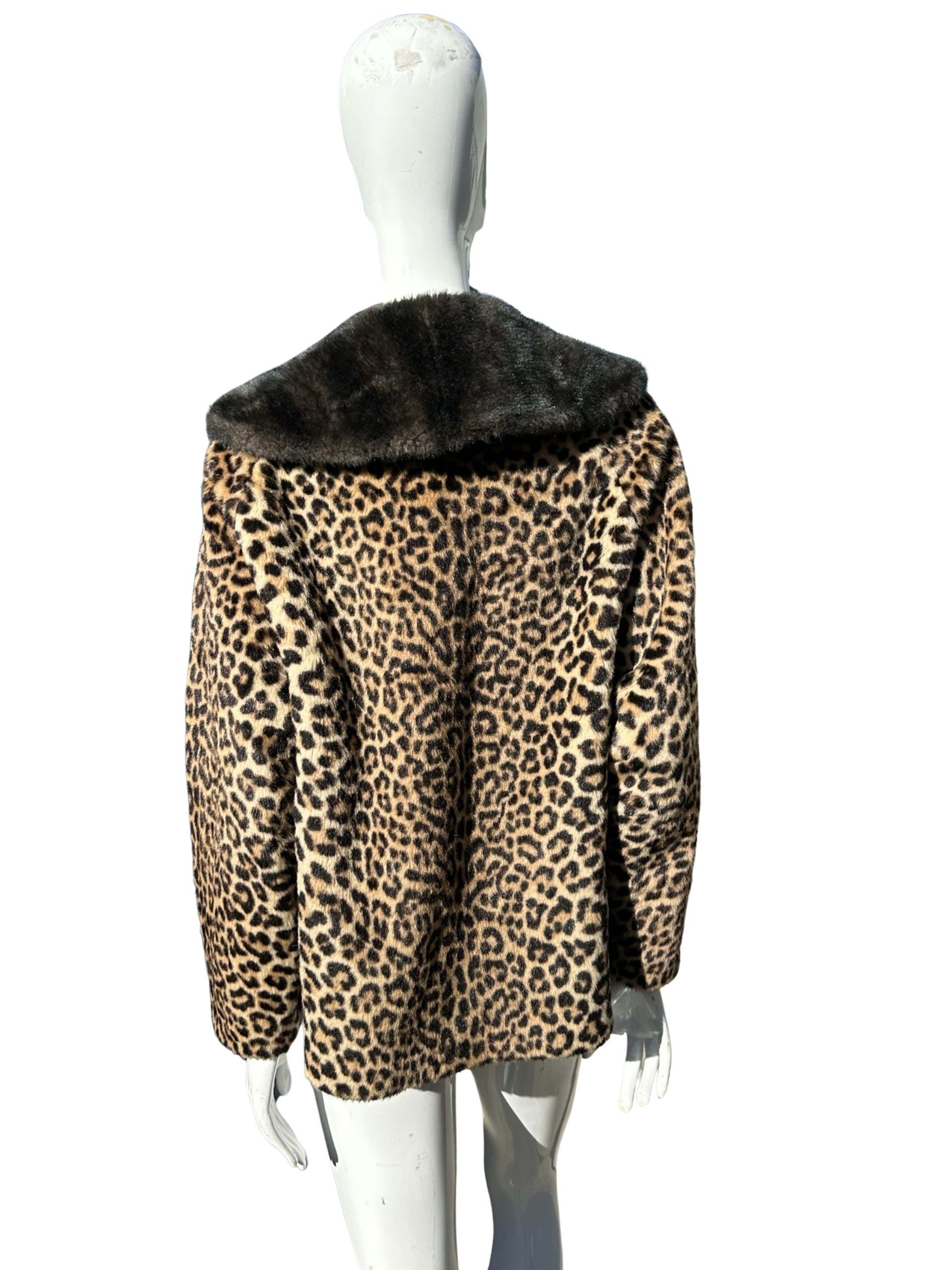 50s VINTAGE FAKE FUR ANIMAL FABRIC デルマー系 50s VINTAGE FAKE FUR ANIMAL FABRIC デルマー系 トップス