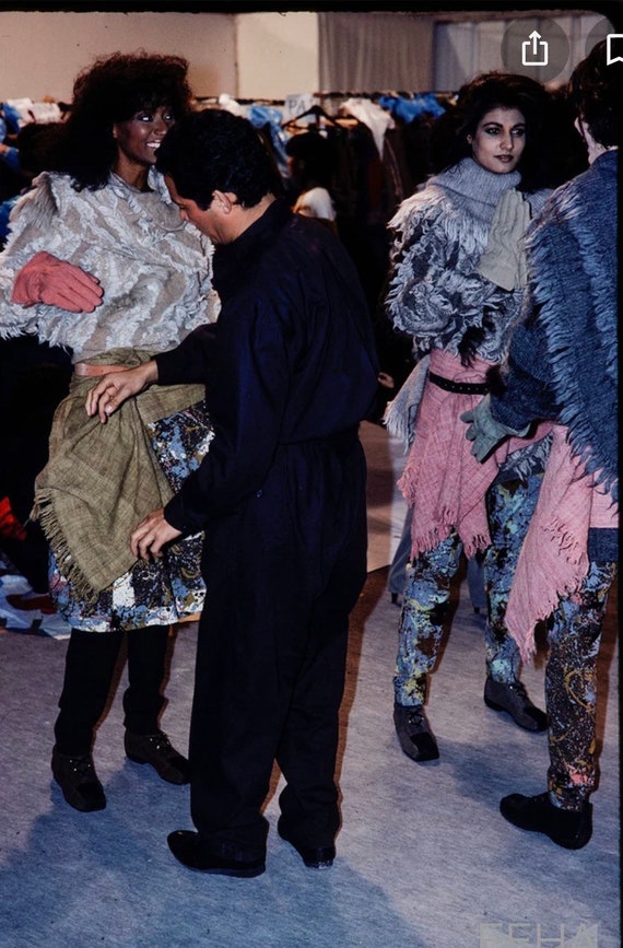 Vintage 80's ISSEY MIYAKE by All Style Co 1983 fu… - image 9