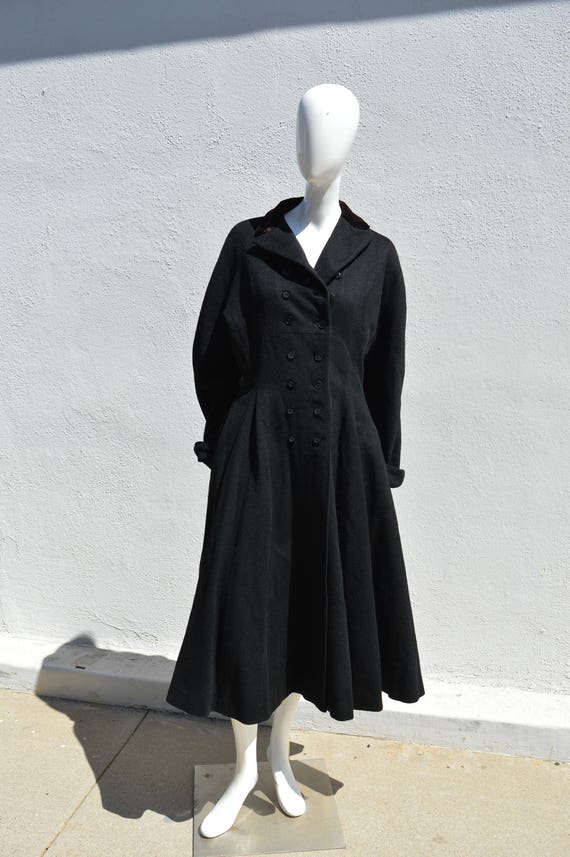 Vintage 50's Seymour Fox new look coat overcoat m… - image 7