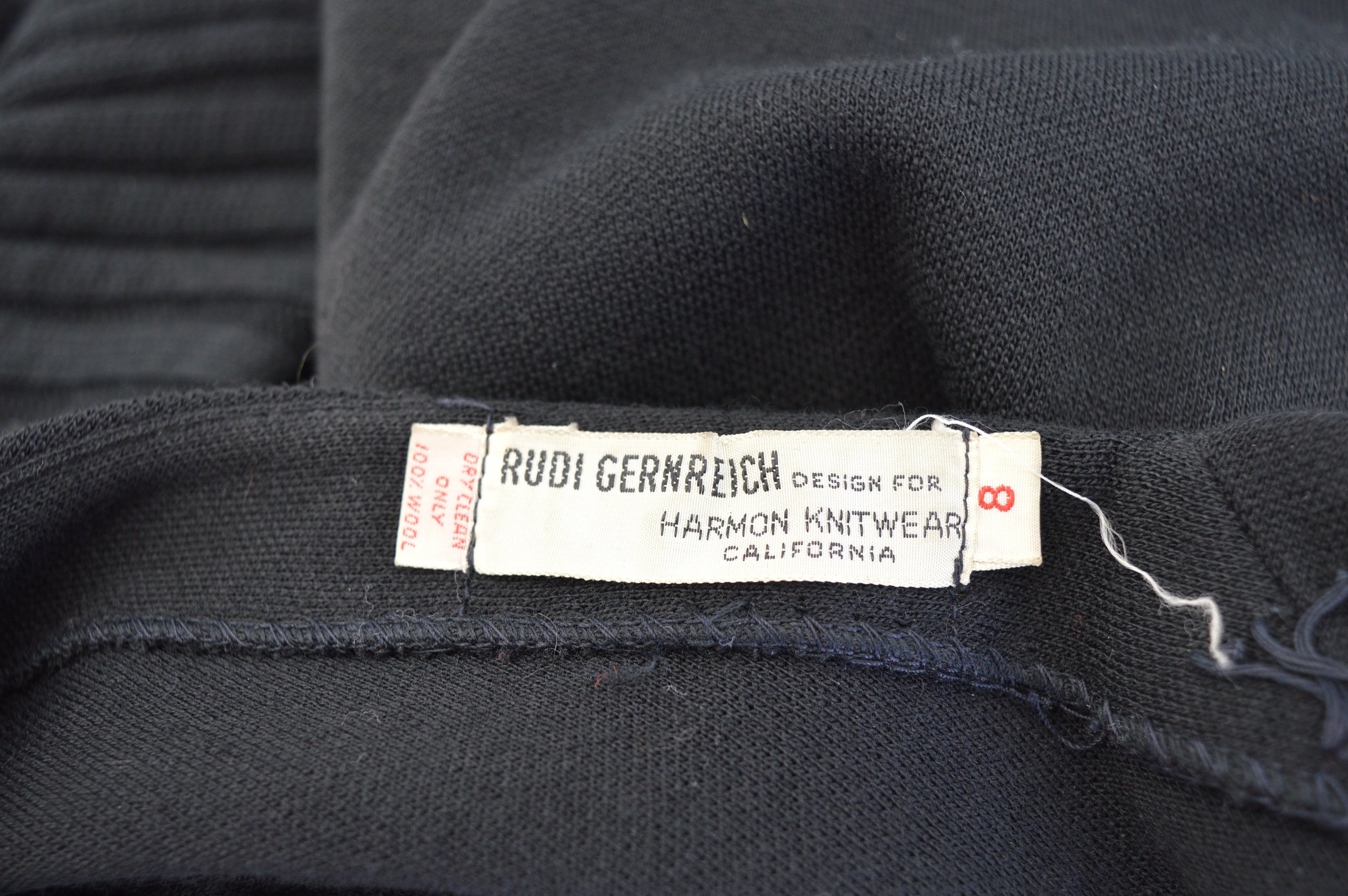 Vintage 70's RUDI GERNREICH for Harmon Knitwear Little | Etsy