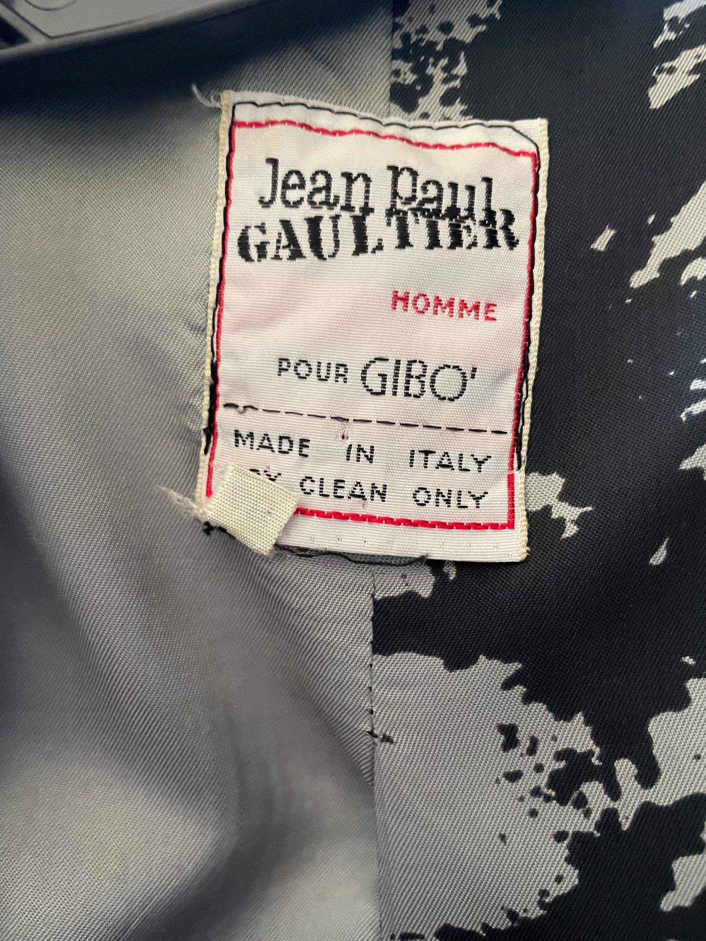 Vintage 80's JEAN PAUL GAULTIER for Gibo Blazer Jacket