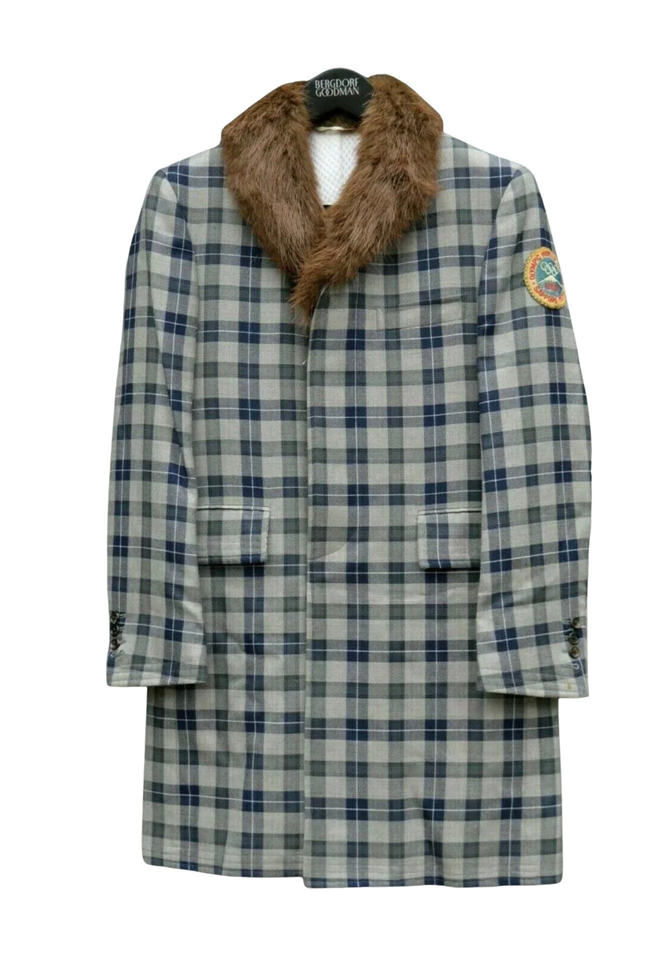 Vintage THOM BROWNE FW 2006 Runway Look Checkered Men's Coat