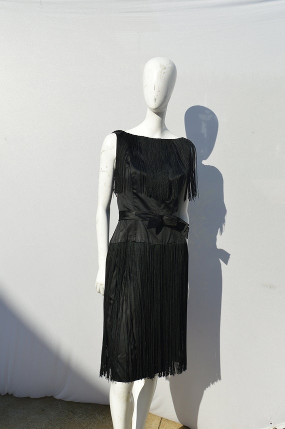60s fringe dress