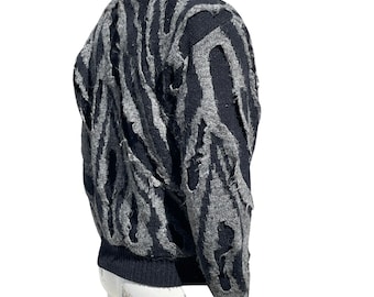 Vintage 80's ISSEY MIYAKE by All Style Co 1983 Fuzzy Small