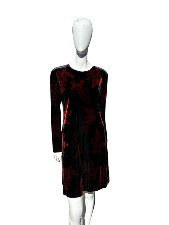 teddi evening dress Vintage 90s Grunge Silk Velvet or Velour Dress Bodycon by TEDDI Evening  Flirty Sexy Fun Size 10/M