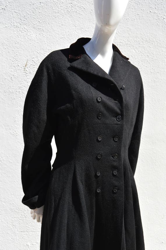 Vintage 50's Seymour Fox new look coat overcoat m… - image 8