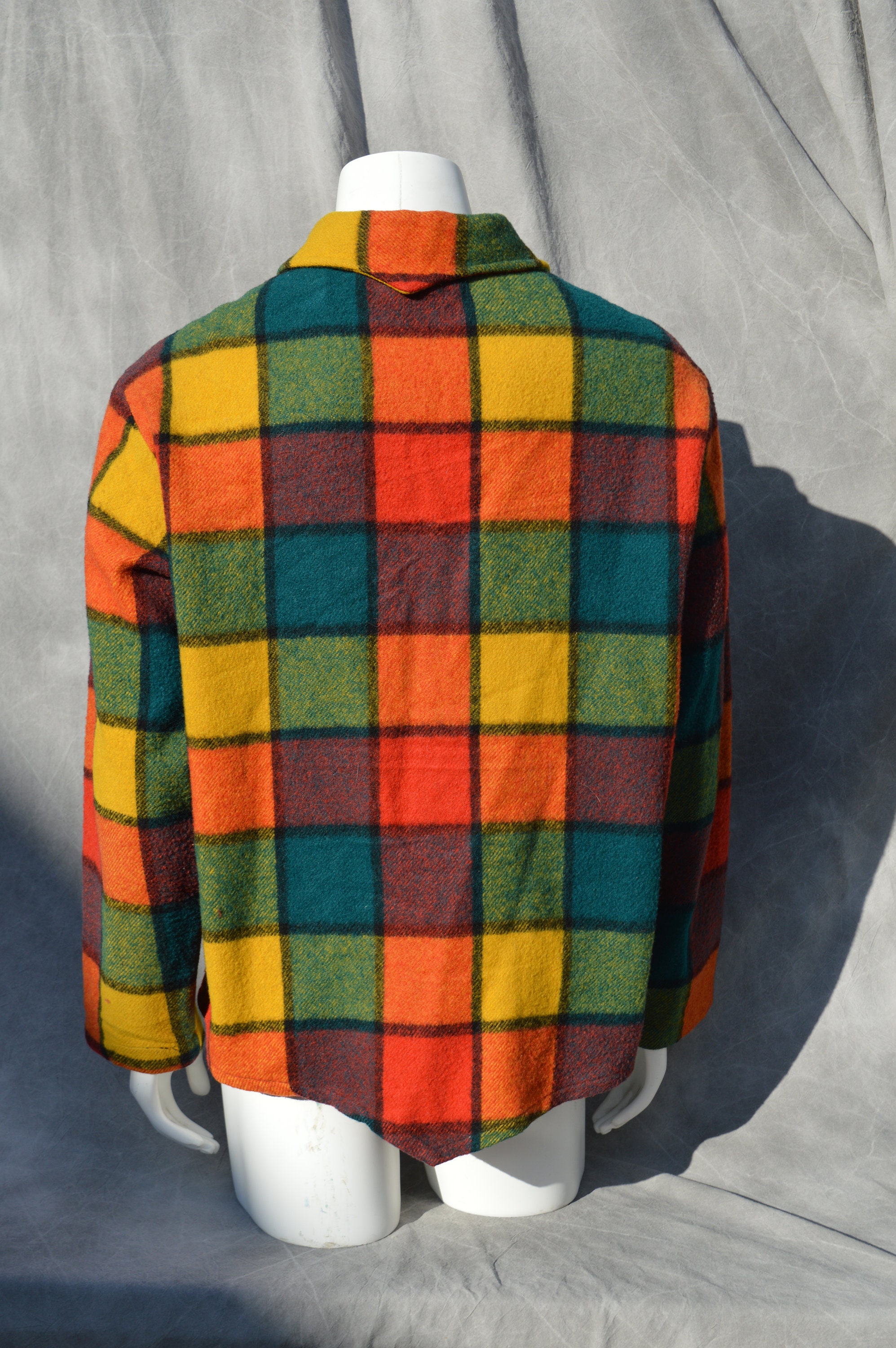 Vintage 50-60's PENNY'S Sports Outwear Men's Plaid Wool