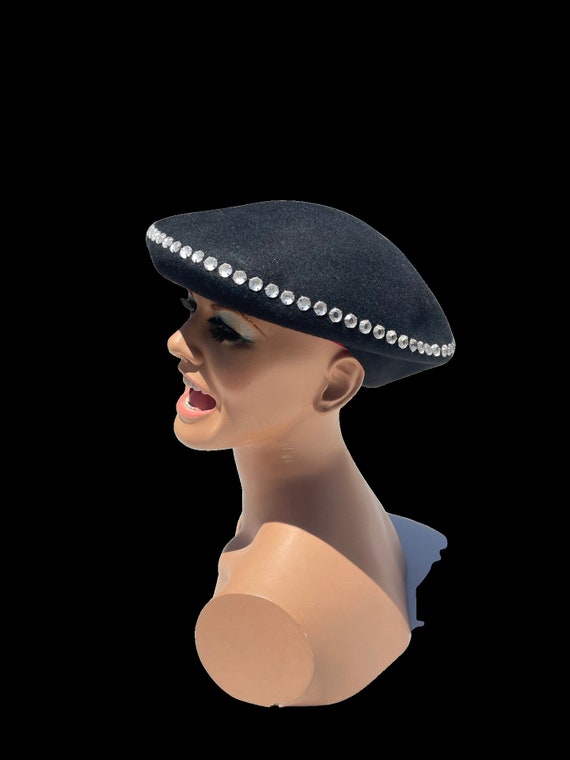 Vintage 80s FRANK OLIVE for Nieman Marcus Never Used Hat  display picture 3