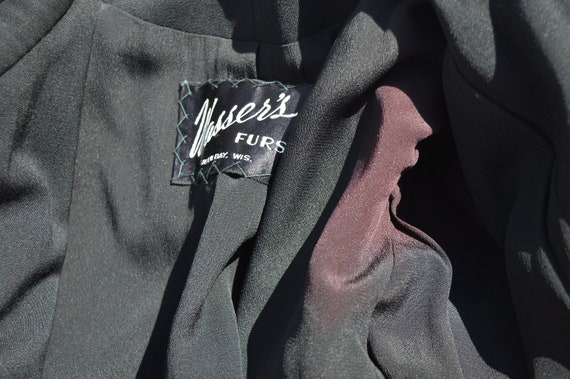 Vintage 40's WASSER'S FURS gabardine jacket tailo… - image 8