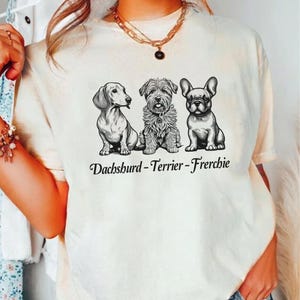 F*ck trump shirt, F*ck Donald Trump TShirt for Frenchie mom, dachshund shirts, childless dog lady, FDT Dog mom shirt, Liberal Pet Lover Tee