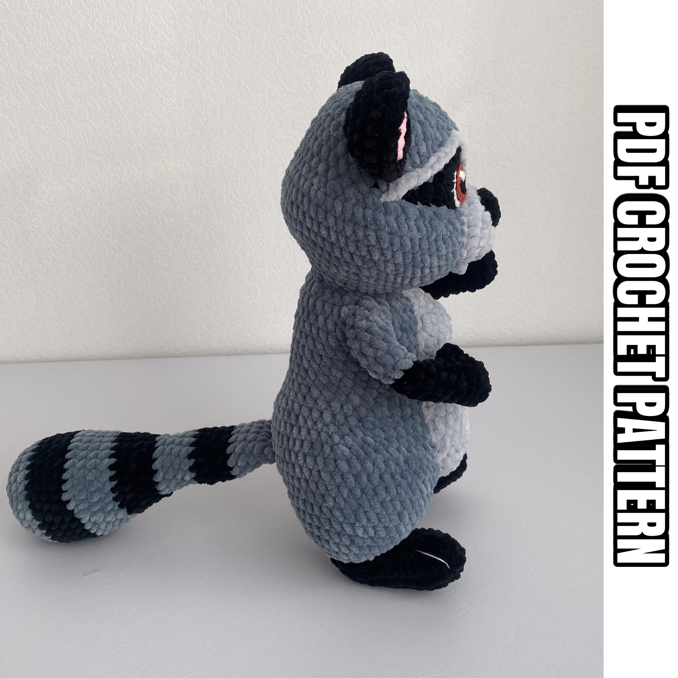 Crochet Raccoon Pattern / Amigurumi Pattern PDF / English Crochet ...