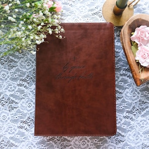 Personalized ESV Wide Margin Bible | By Grace Through Faith | Custom Engraved Bible For Women | Customized Christian Gifts