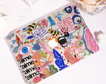 Custom Maximalist Collage MacBook Case,Laptop Cover for MacBook Pro 16 15 14,MacBook Air 15/13/11th,Laptop Sleeve Fits M4 M3 M2,Gift For Her