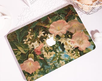 Custom Vintage Pink Trumpet MacBook Case,Laptop Cover for MacBook Pro 16 15 14,MacBook Air 15/13/11,Laptop Sleeve Fits M4 M3 M2,Gift For Her