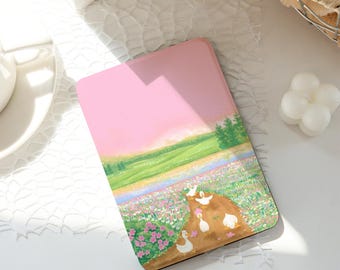 Paddock Animal Kindle Hülle, Ins Style Kindle Hüllen, Kindle Paperwhite 10.11.12.6 '' 6,8 '' 7 '' Hülle, Klarsichthülle, Auto Wake / Sleep