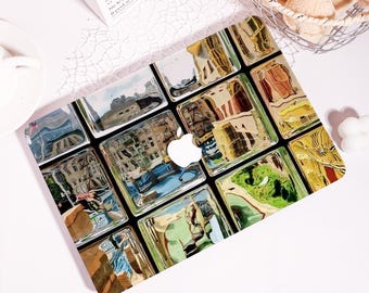 Personalized City Window MacBook Case,Laptop Cover for MacBook Pro 16 15 14,MacBook Air 15/13/11th,Laptop Sleeve Fits M4 M3 M2,Gifts For Her