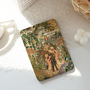 Vintage Collage Kindle Case,Ins Style Kindle Cases,Kindle Paperwhite 10th 11th 12th 6&#39;&#39; 6.8&#39;&#39; 7&#39;&#39; Case,Clear Back Sleeve, Auto Wake/Sleep