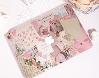 Custom Pink Aesthetic MacBook Case, Laptop Cover for MacBook Pro 16 15 14, MacBook Air 15/13/11th, Laptop Sleeve Fits M4 M3 M2, Gift For Her