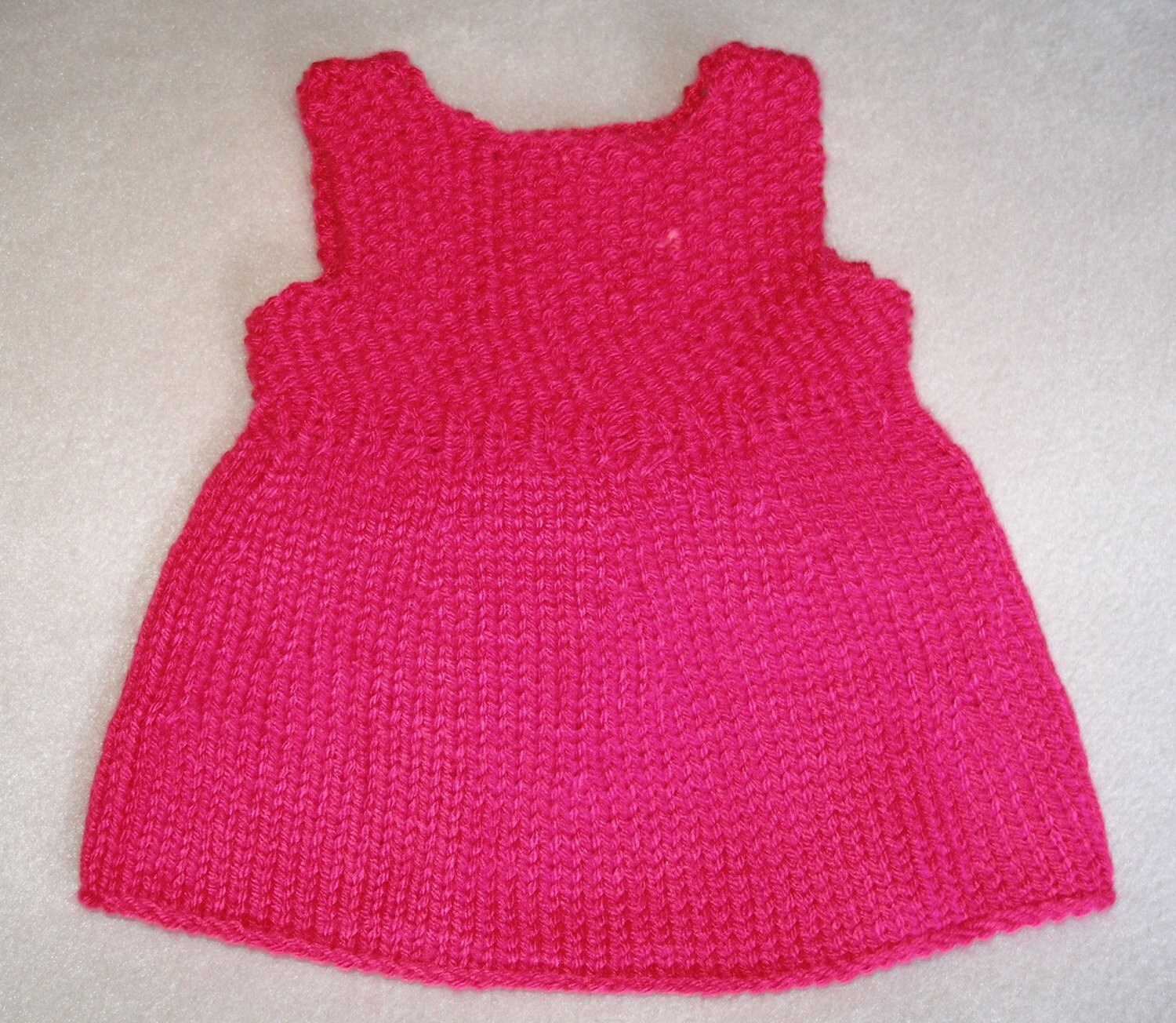 EASY RED DRESS Doll Knitting Pattern | Etsy