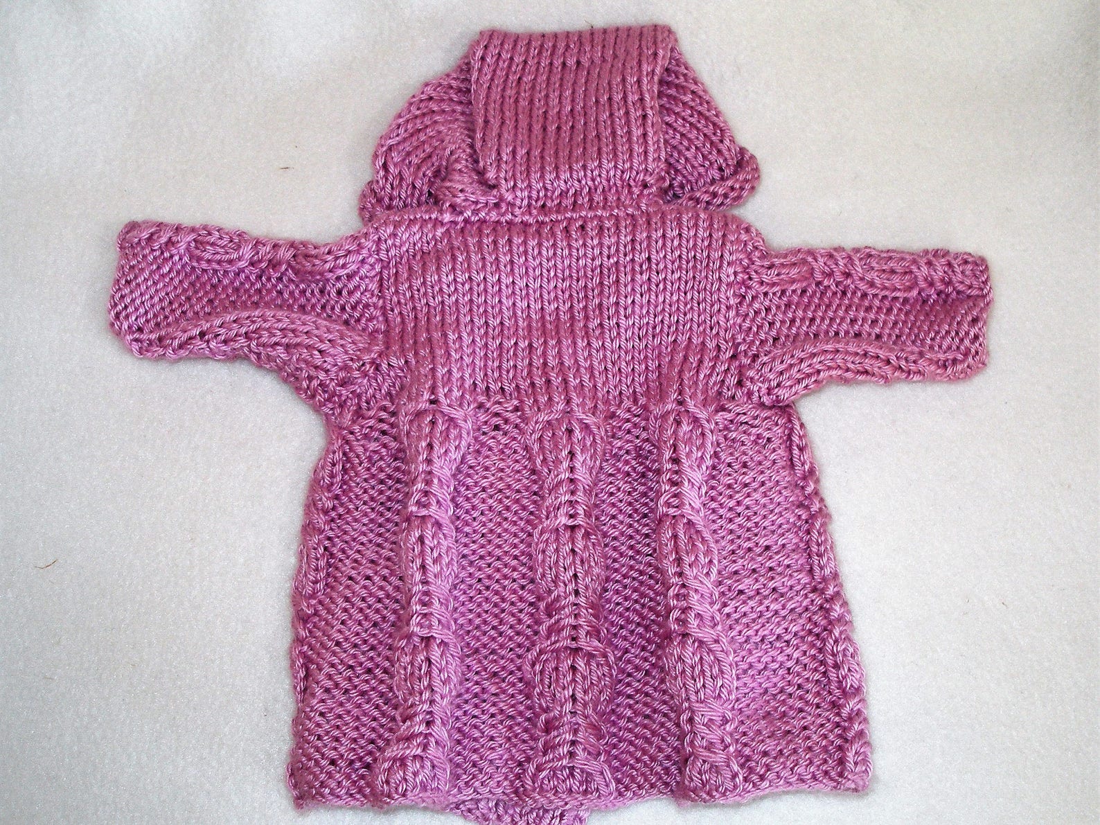Hooded Winter Coats doll knitting pattern | Etsy