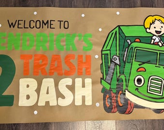 Hand Painted Birthday Banner