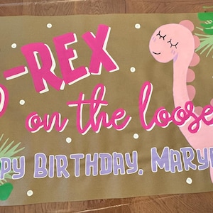 Hand Painted Birthday Banner