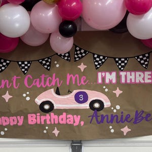 Hand Painted Birthday Banner