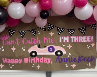 Hand Painted Birthday Banner