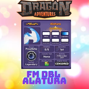 DRAGON ADVENTURES Limited FM Double Legendary Alatura